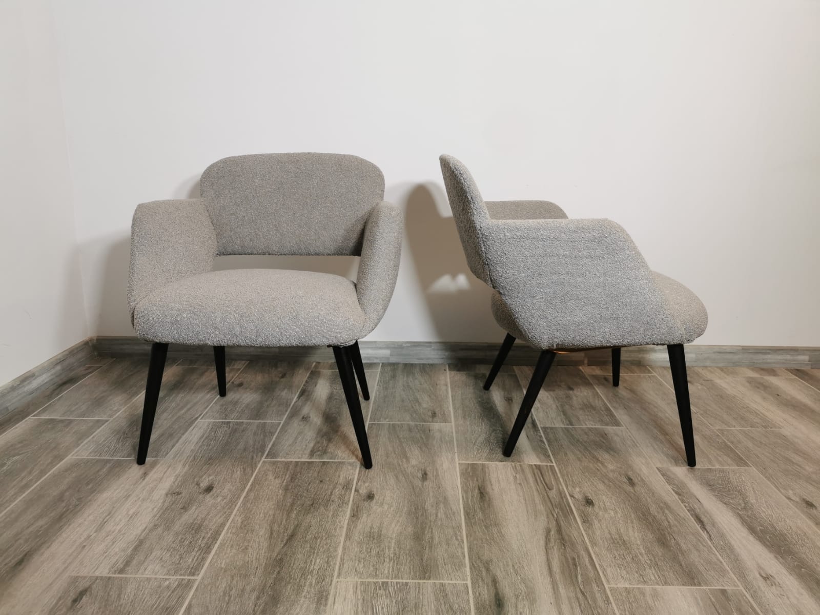 Mid-century restored pair of armchairs