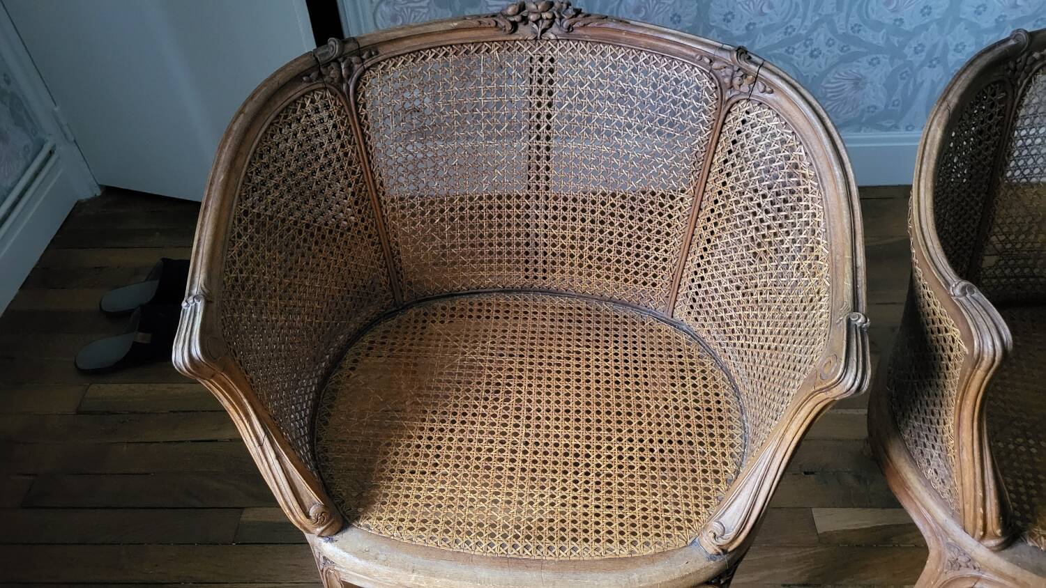 Pair of 19th-century armchairs