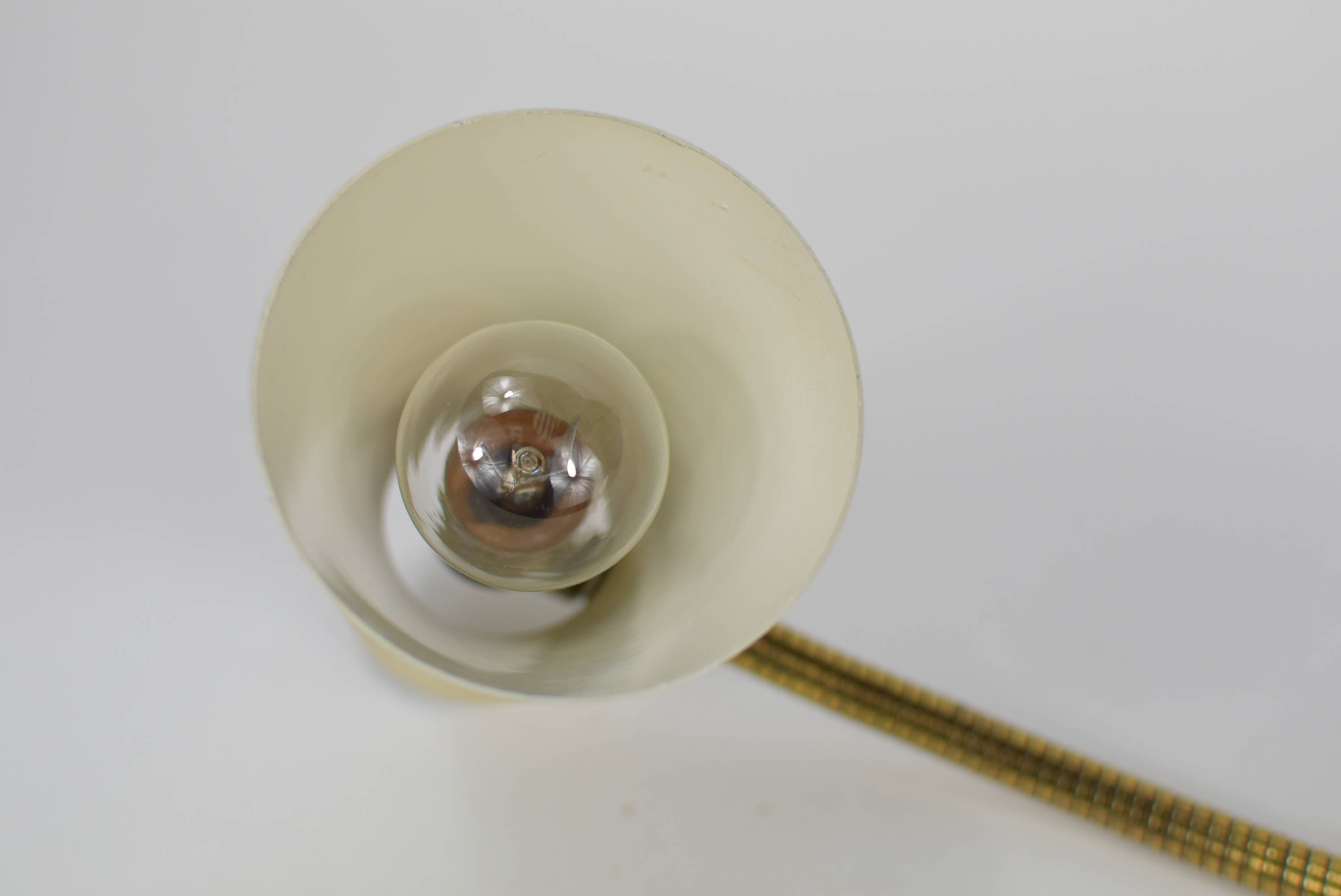Vintage metal bedside lamp