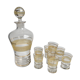 Yellow and golden granite liquor service 50s-60s