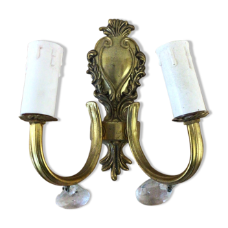 2 bronze lights and tassels sconce