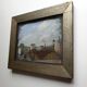 Yvonne Vicat (1902-1994) Pastel Tableau Paysage urbain mai 1946