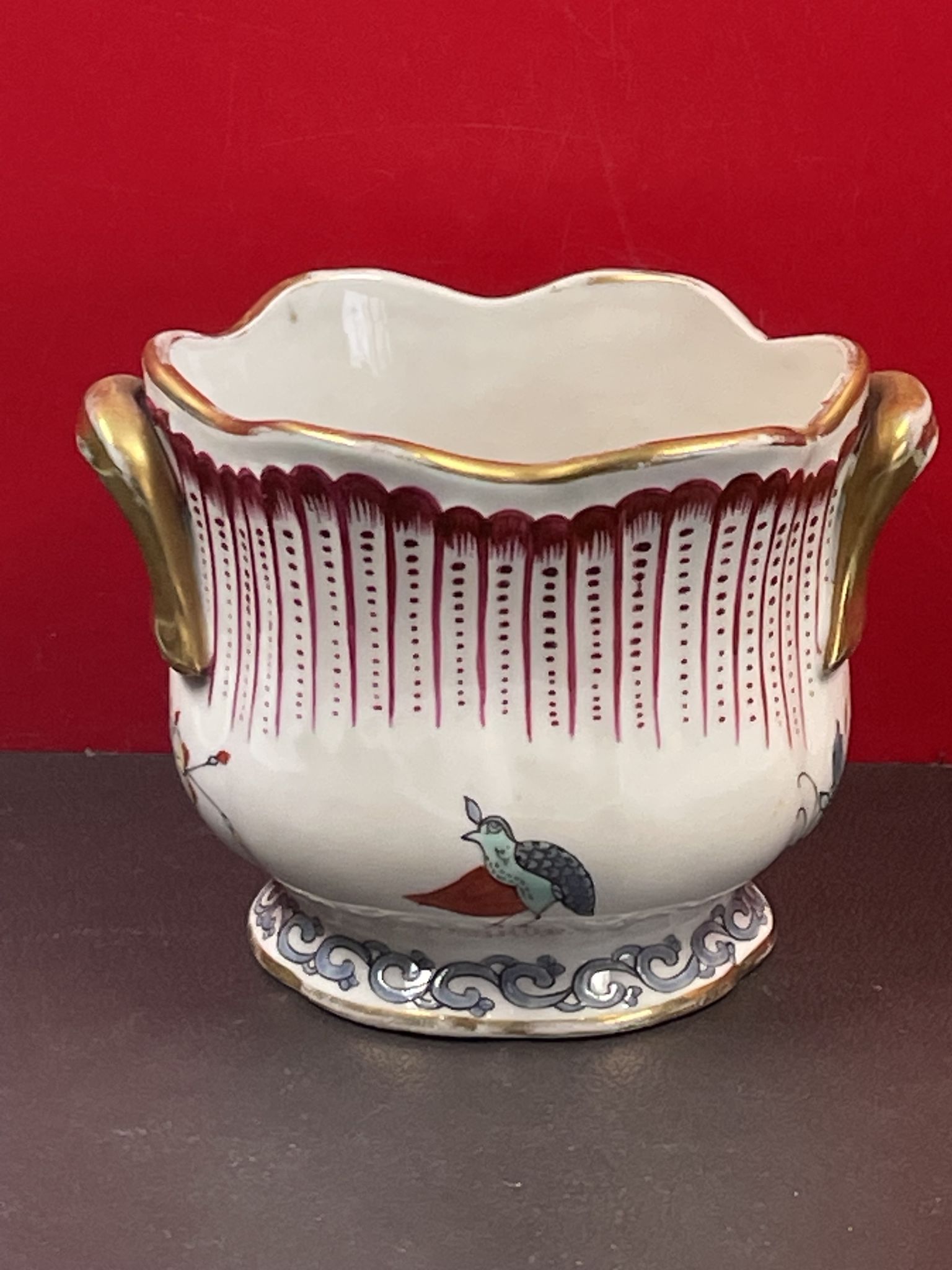 Small porcelain pot cache from Limoges Paris