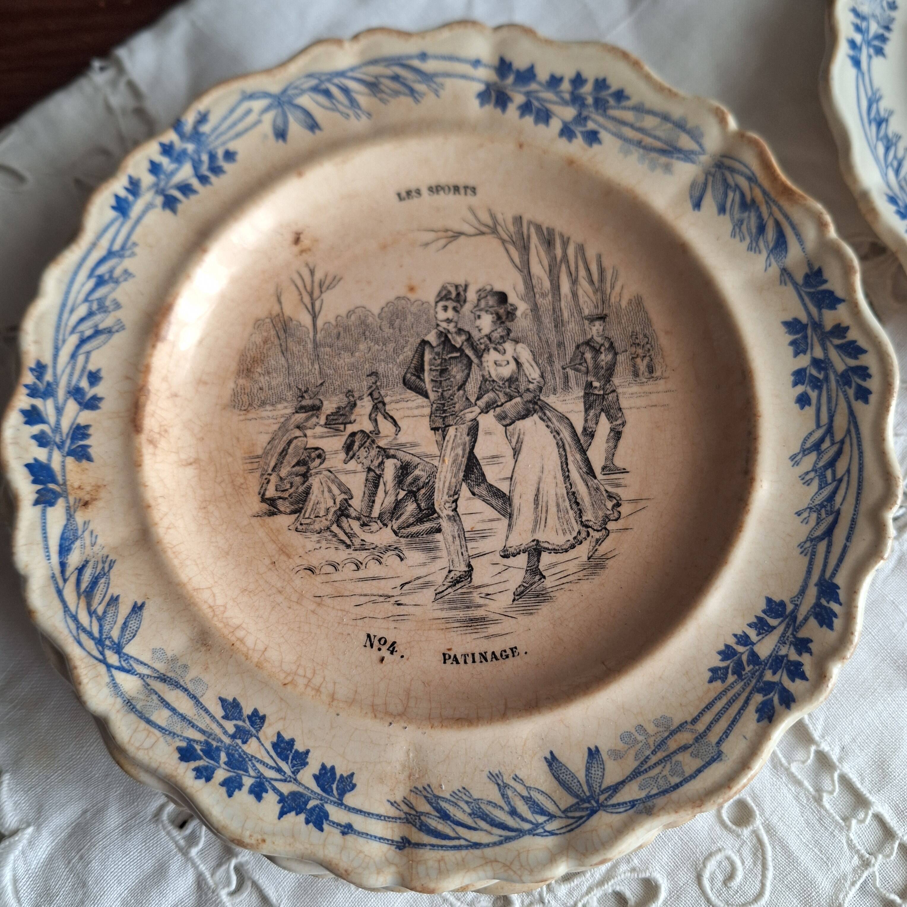 Assiettes terre de fer