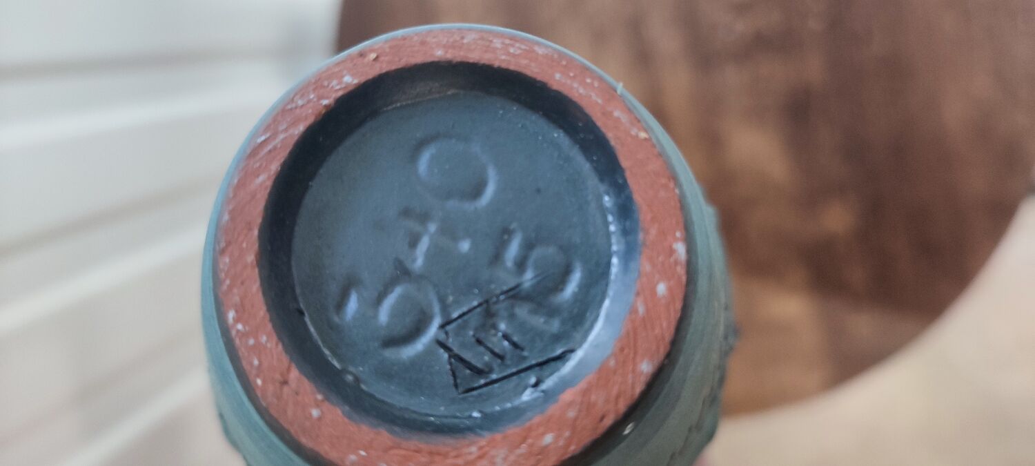 Vintage terracotta pitcher vase