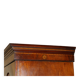 George III Sheraton linen cupboard in walnut, circa 1760.