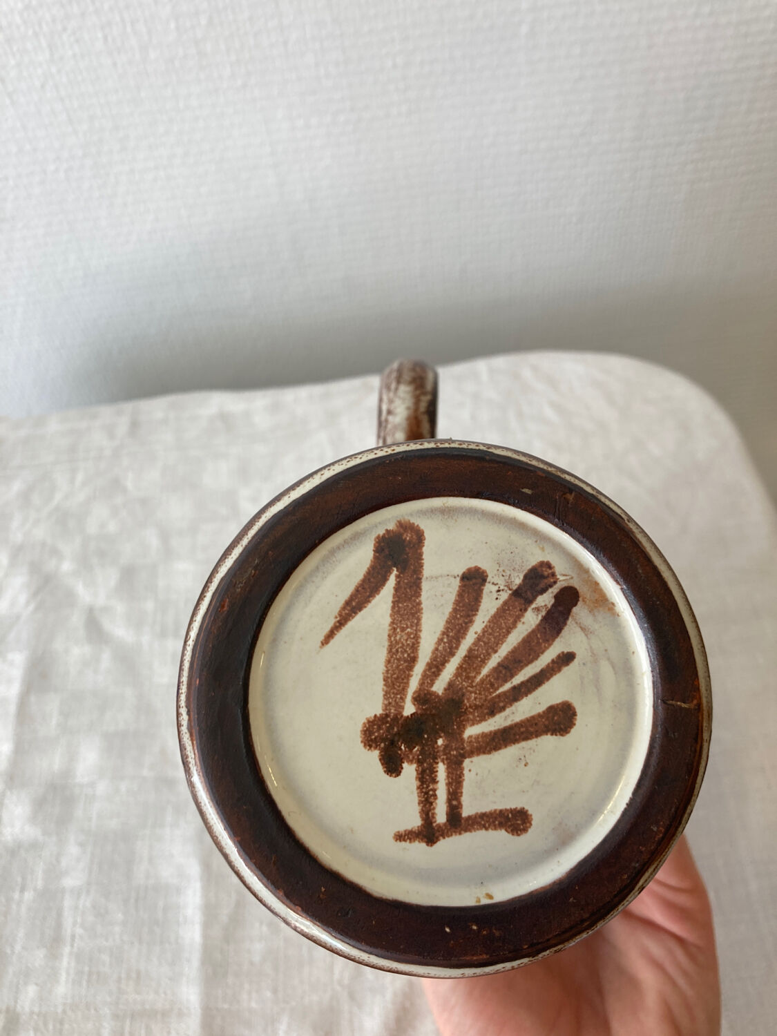 Ceramic pitcher Le Mûrier