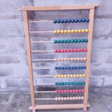 Large vintage wooden school abacus