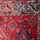Tapis coureur vintage du Moyen-Orient Malayer fait main en laine 108 x 321