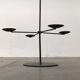 Vintage Brutalist Metal Candle Holder