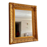 Old golden mirror
