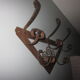 Porte manteau mural art deco