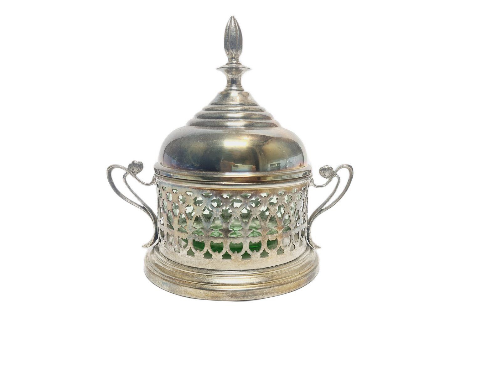 Art Nouveau Polish candyer from Plewkiewicz, Warsaw, 1890s