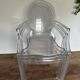 3 fauteuils style Kartell Louis Ghost transparents – Philippe Starck