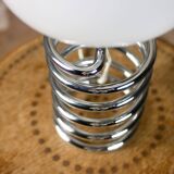 Chrome spring lamp