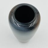Gradient grey-blue modernist vase