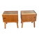 Set of 2 Danish oak bedside tables, 1940s