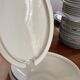 Large Soup Tureen Porcelain Limoges Blue Gold Betoule & Legrand France 1/2