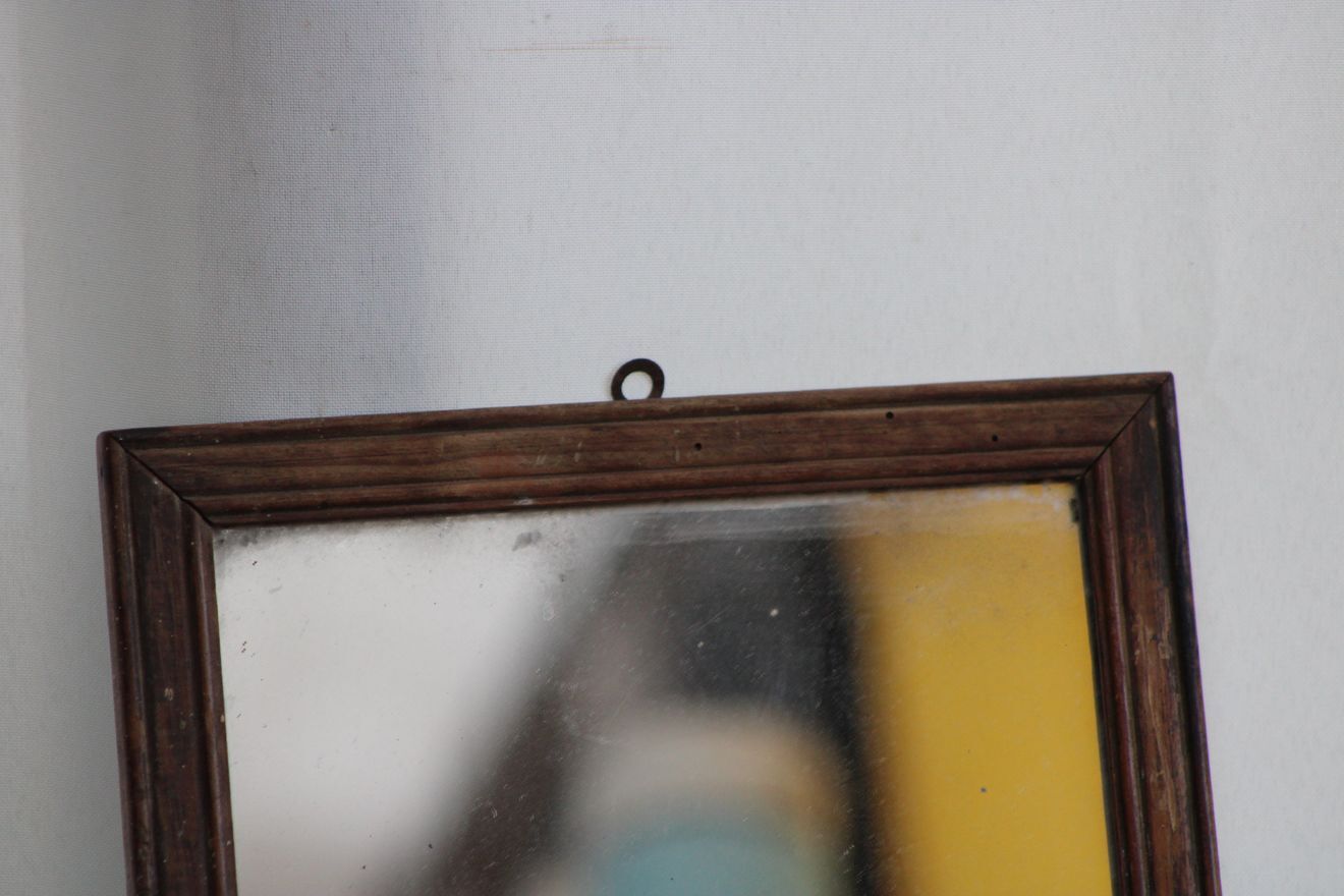 Wooden mirror