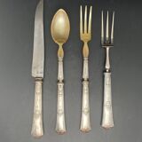 Silver plated serving cutlery in its original box