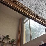 Mirror 99 x 72 cm gilded Louis Philippe old