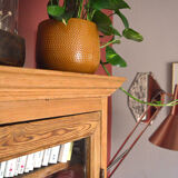 Wood and terracotta showcase