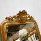 Old Louis Philippe mirror with pediment 135cm x 86cm