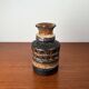 Ceramic vase from the Danish modern mid-century studio, 1960s.