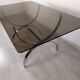 Vintage chrome glass desk