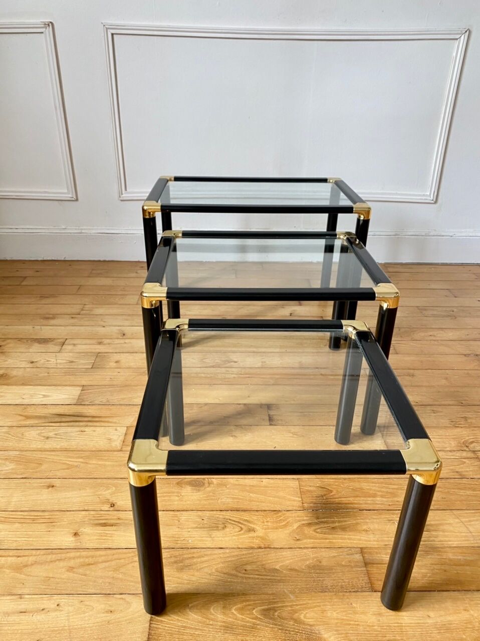 Pull-out coffee tables from the 70s