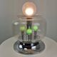 Italian Space Age Table Lamp with Effervescent Bubble Glass, 1970's
