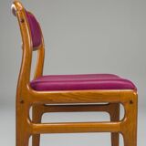 4 chaises en teck par Johannes Andersen pour Uldum