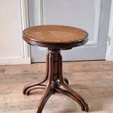 Cane piano stool