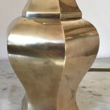 Brass hexagonal lamp