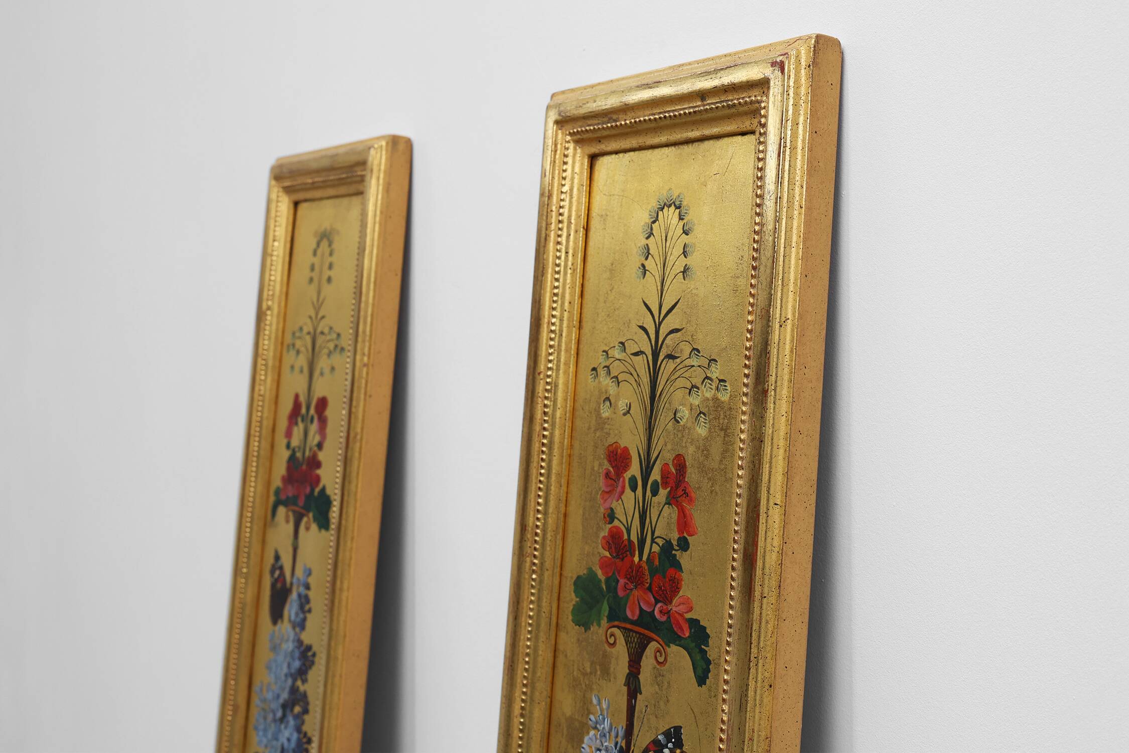 Pair of Baroque Decorative Panels, France, 19th Century