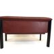 Poltrona Frau Interlude leather bench 2 seater by Marco Zanuso