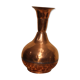 Red copper vase