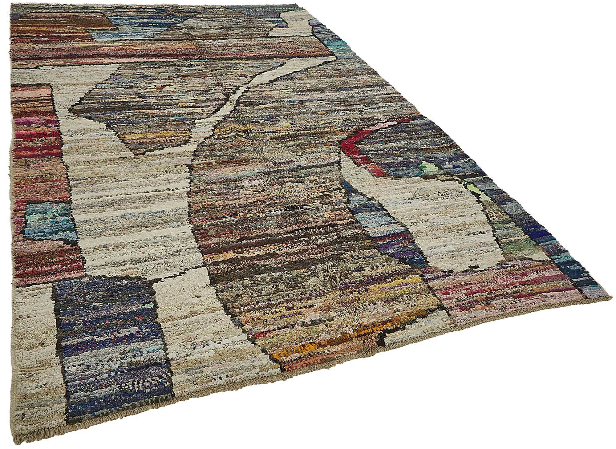 Handwoven Turkish Recycled Boho Rug 191 cm x 293 cm