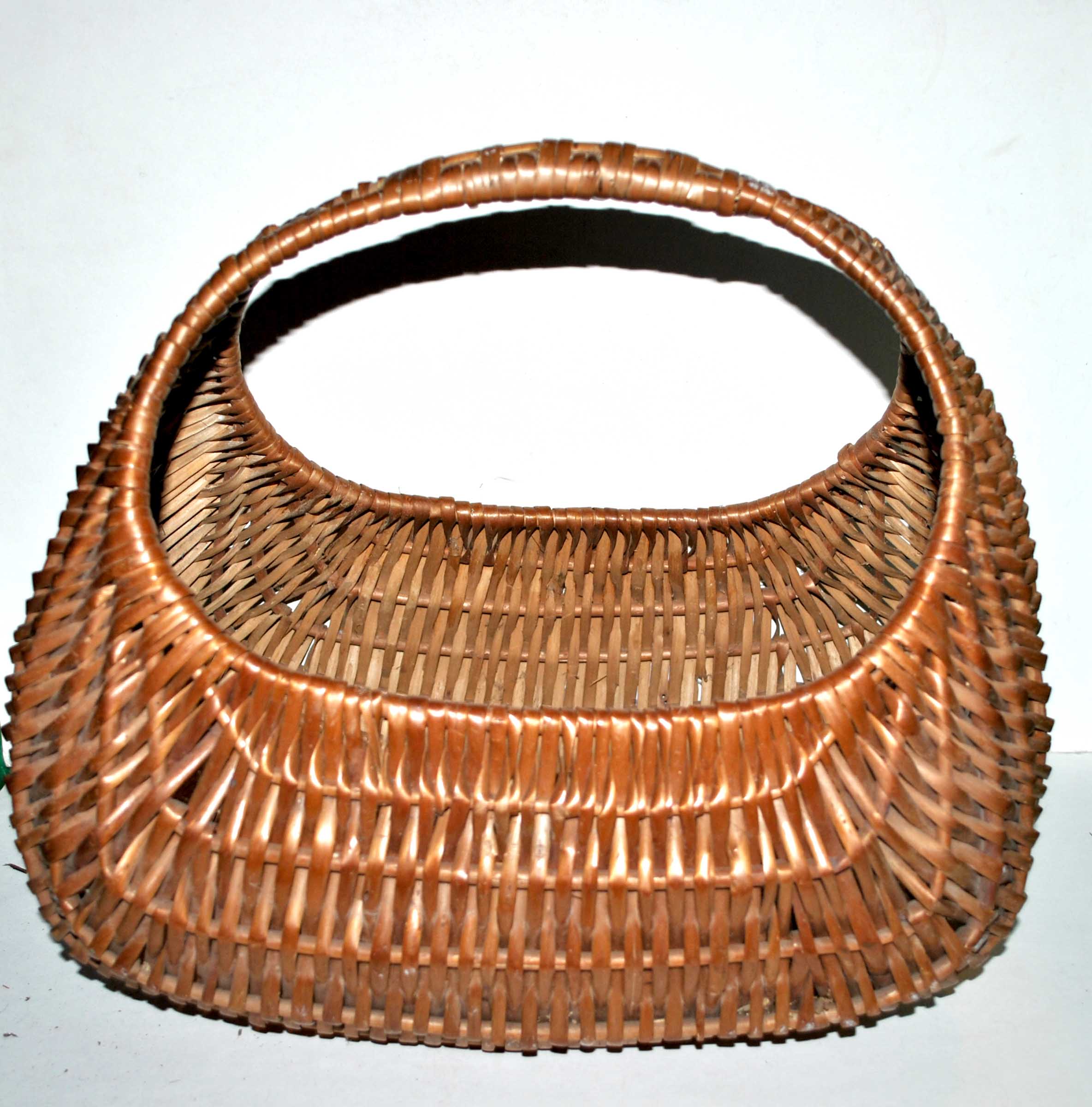 Vintage wicker gondola basket