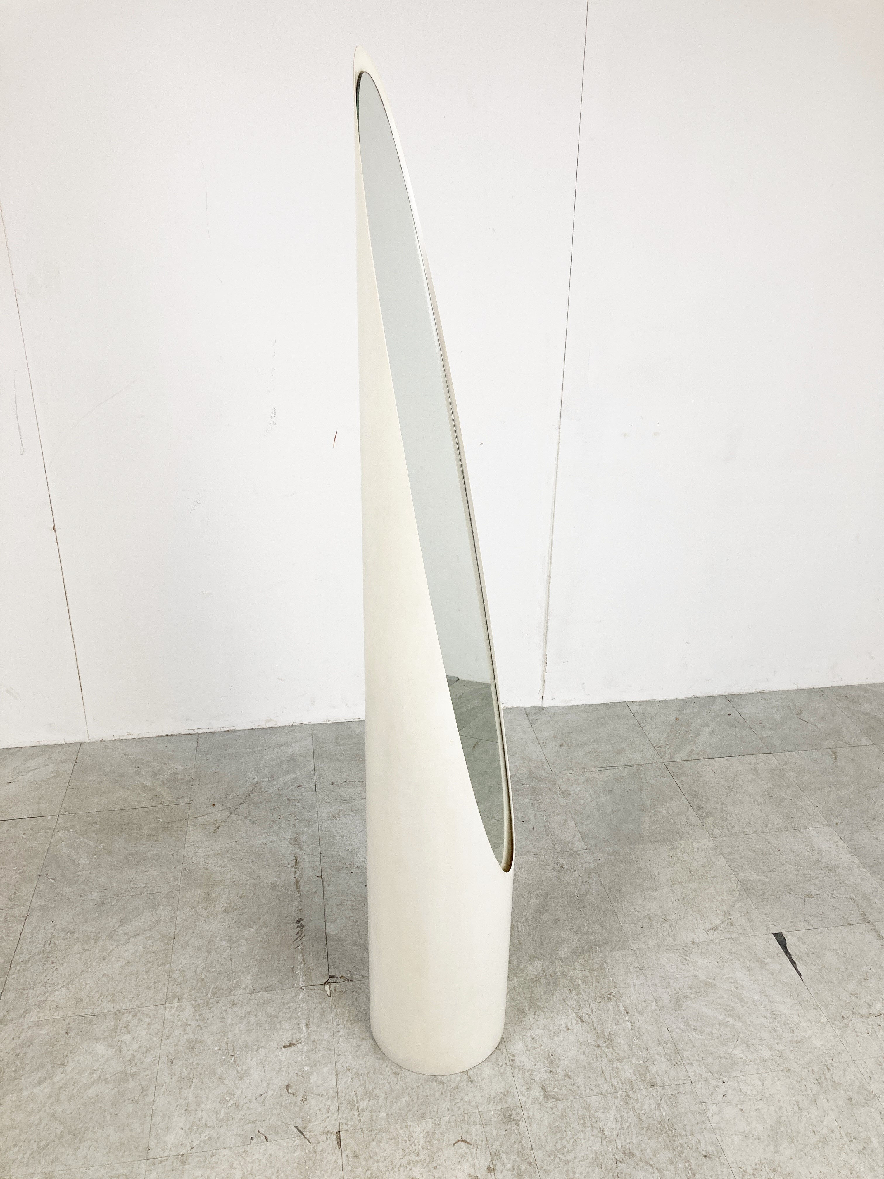 Unghia mirror by Rodolfo Bonetto, Italy 1970s