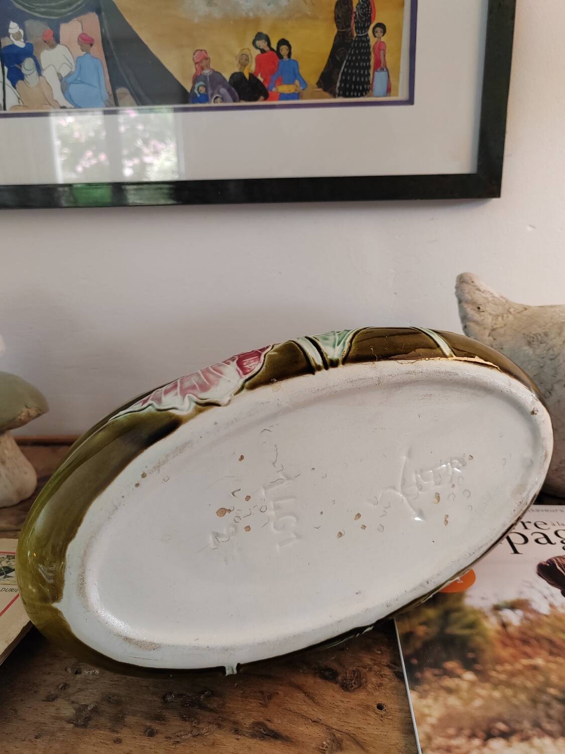 Flowerpot with flower decoration