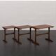 Kai Kristiansen rosewood nesting tables for Vildbjerg Möbelfabrik, Denmark