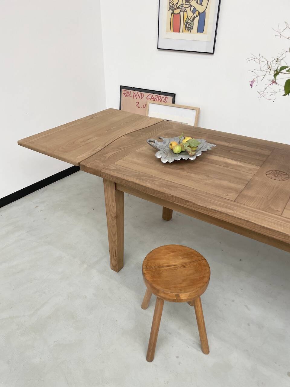 Oak farmhouse table 270 cm with extensions