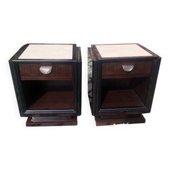 Paire de chevets de style Art Deco