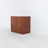 Set of 3 teak cabinets by Tove and Edvard Kindt-Larsen for Thorald Madsen, 1950s