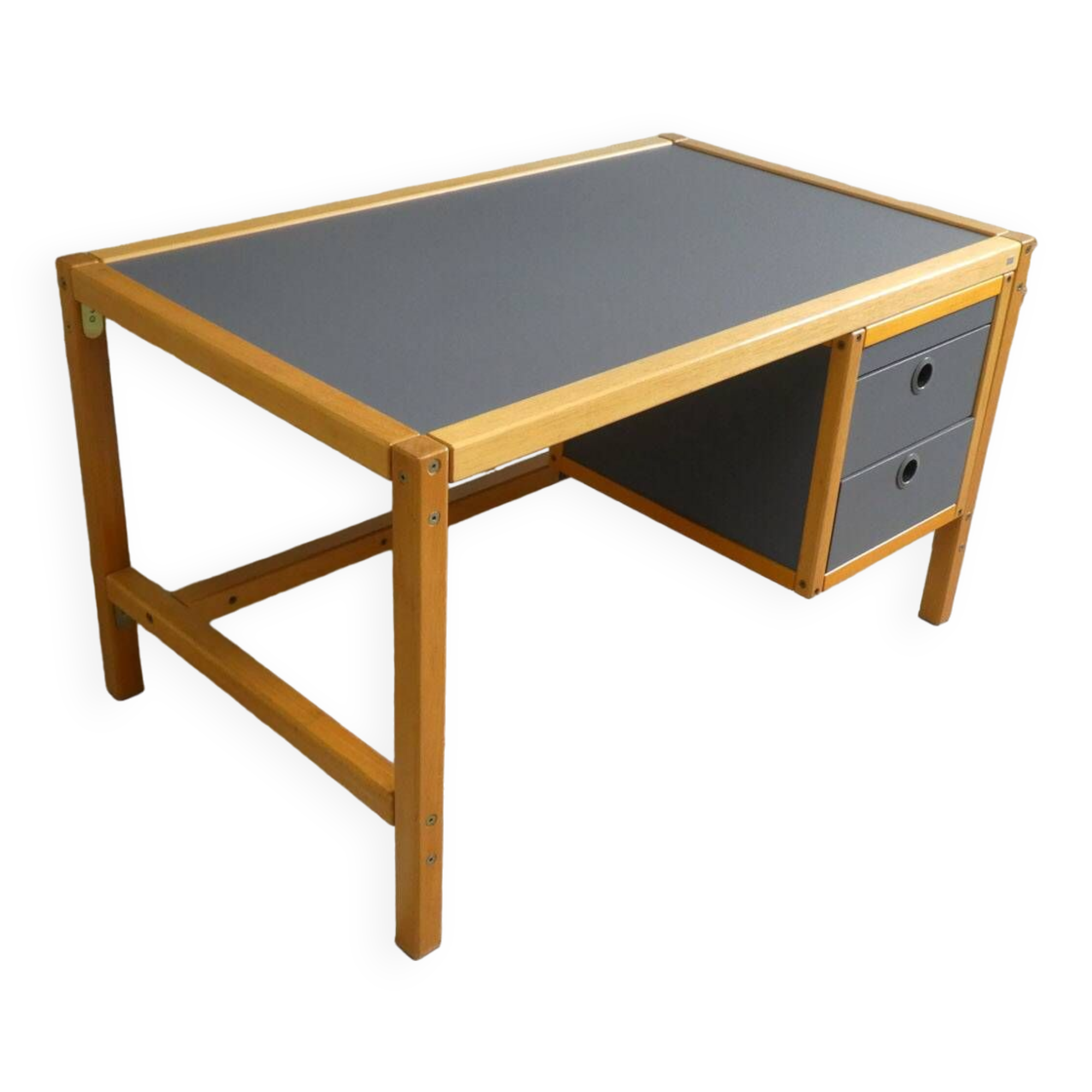 Elm desk, New Forms, 1980