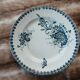 12 antique flat plates in ironstone