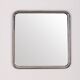 Vintage 60's wall mirror in chrome metal italian design