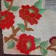 Old American Carpet Hooked handmade 78cm x 138cm 1920s, 1C705
