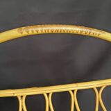 Vintage rattan magazine rack